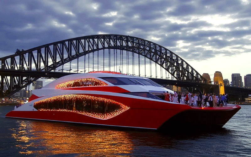 Harbor Cruise party in the evening, Sydney parties, November 2024, Australia