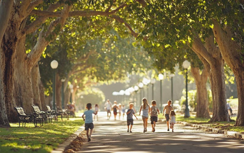 kids at Hyde Park, Sydney events, December 2024, Australia