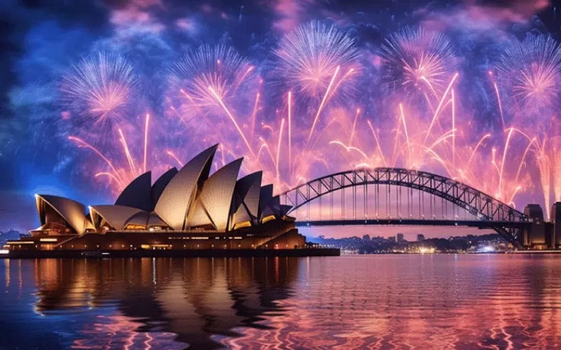 fireworks over the Sydney Opera House, Sydney holidays, October 2024, Australia