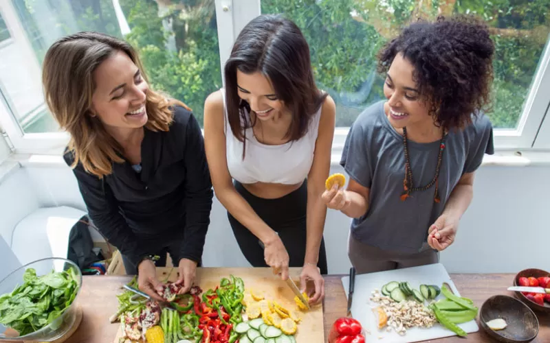 vegan cooking class in action, Sydney trip, January 2025, Australia